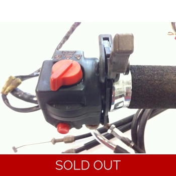 1979 Honda CB750K Right Hand Controls / Switches w/Throttle and Cables